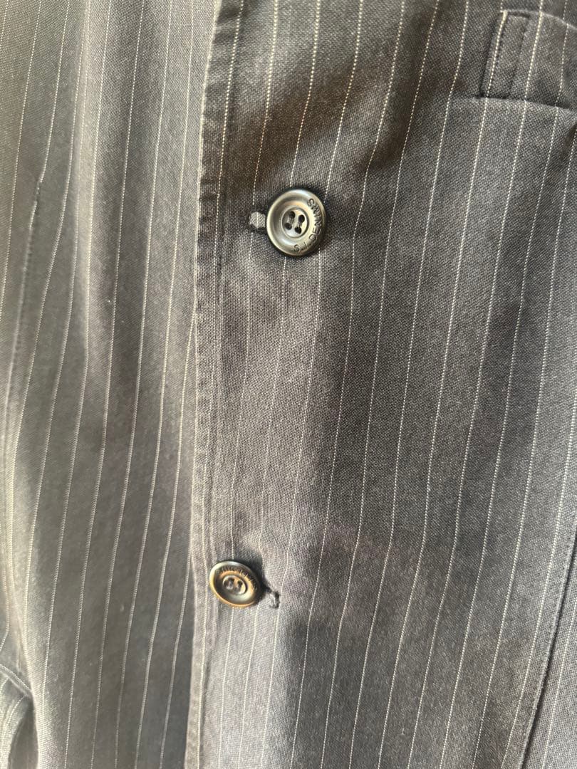 U*V様 STONE  ストライプ テーラードジャケット XL