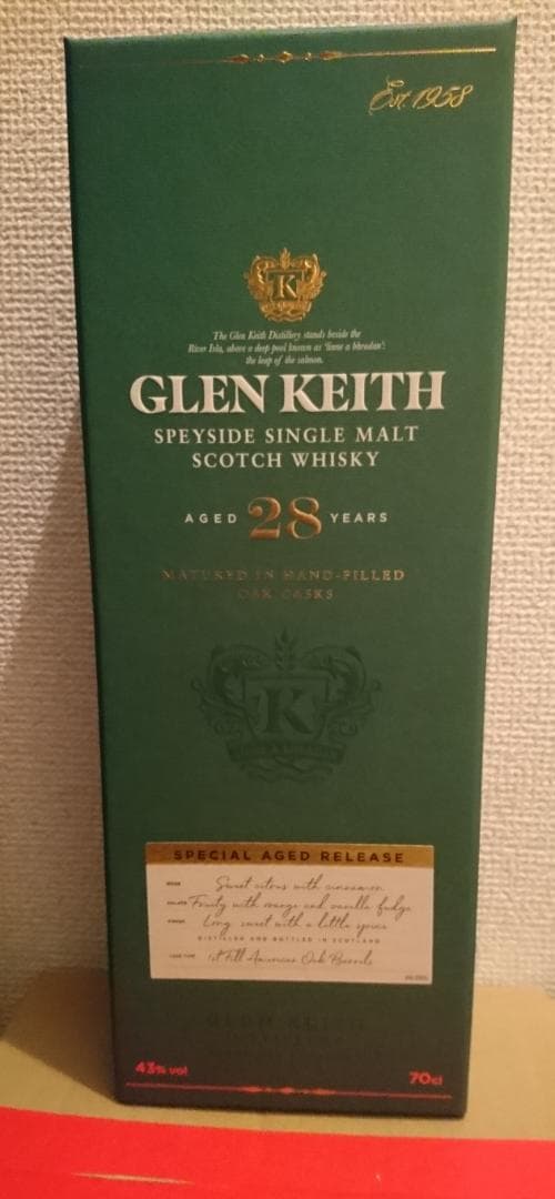 にゃんこ【新品未開封】グレンキース　GLEN KEITH 28年