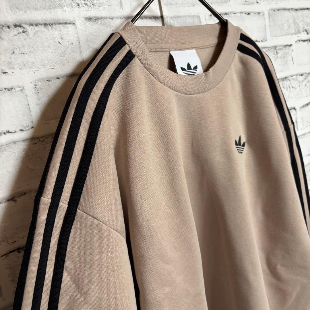 海外限定M⭐️adidas オーバーサイズ クルーネック スウェット michi