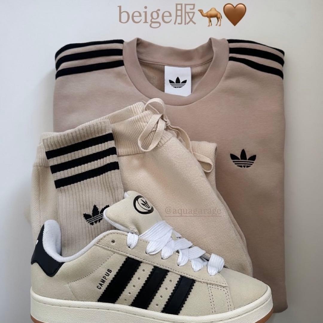 海外限定M⭐️adidas オーバーサイズ クルーネック スウェット michi