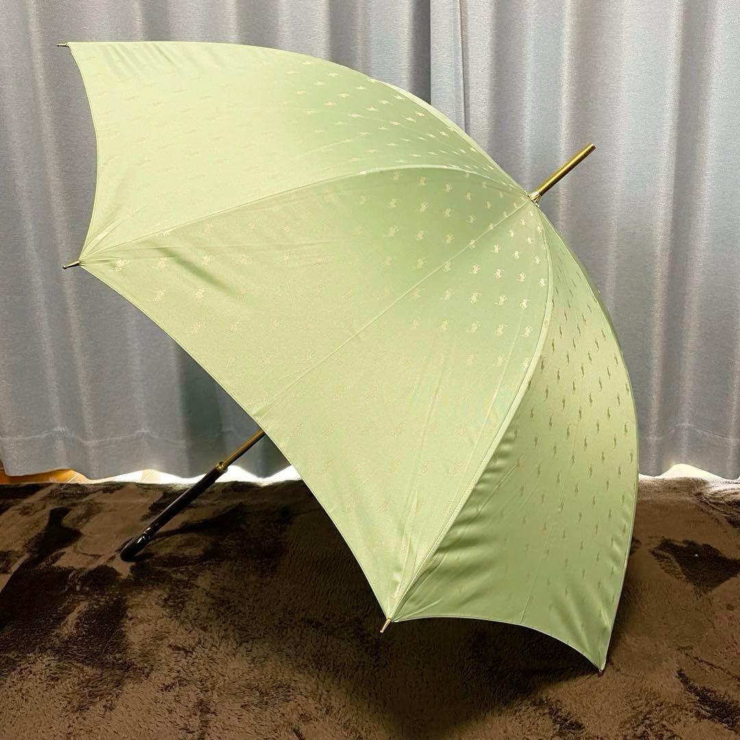 【新品タグ付】Polo Ralph Lauren UVカット傘 ライトグリーン