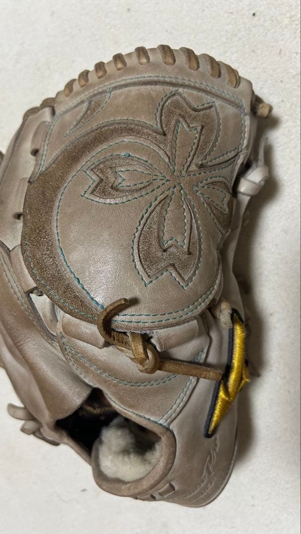 ヤ*ト様 ミズノプロ 硬式グローブ 右投げキャメル
