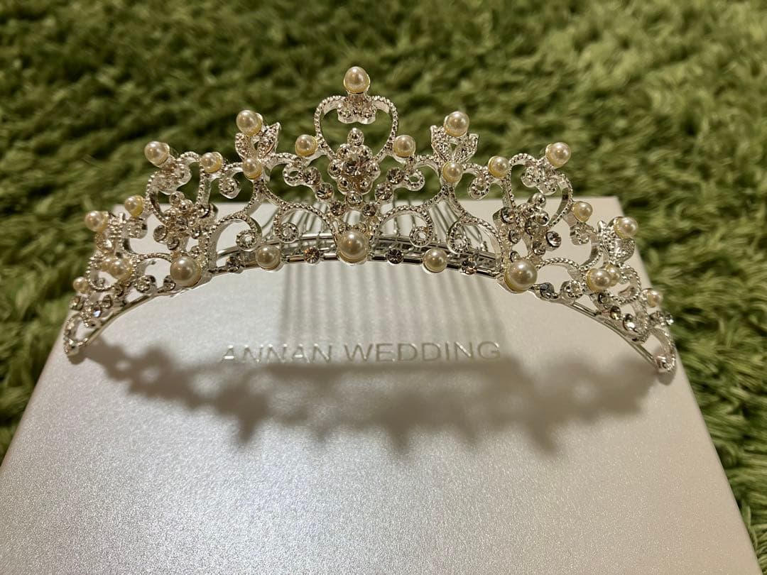 ANNAN WEDDING ネックレス イヤリング ティアラ　セット