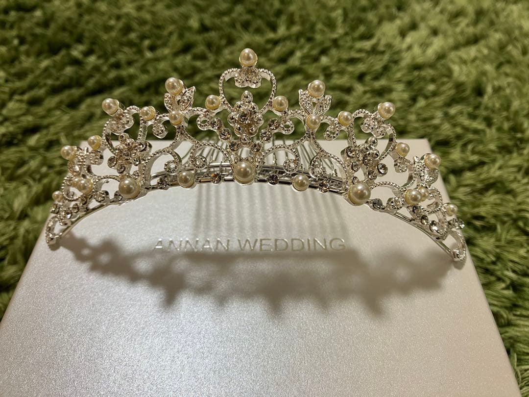 ANNAN WEDDING ネックレス イヤリング ティアラ　セット