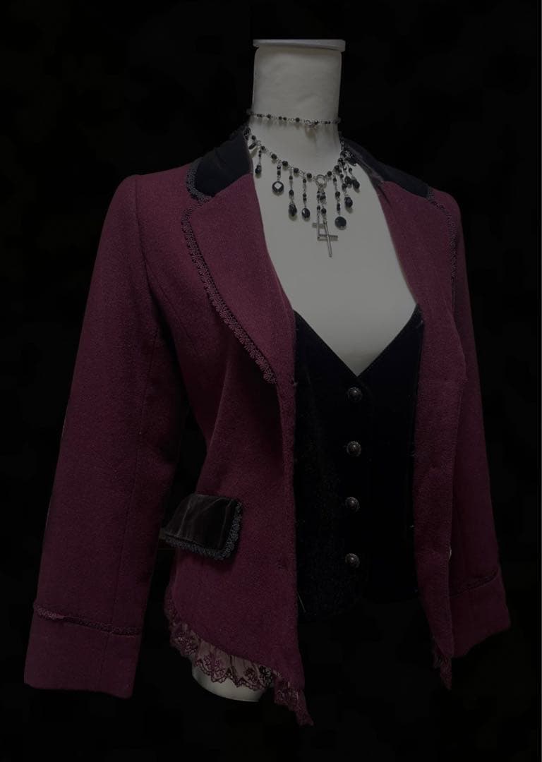 フェアリー　ゴスロリ　Gothic ラブジャケット ベロア　姫　punk