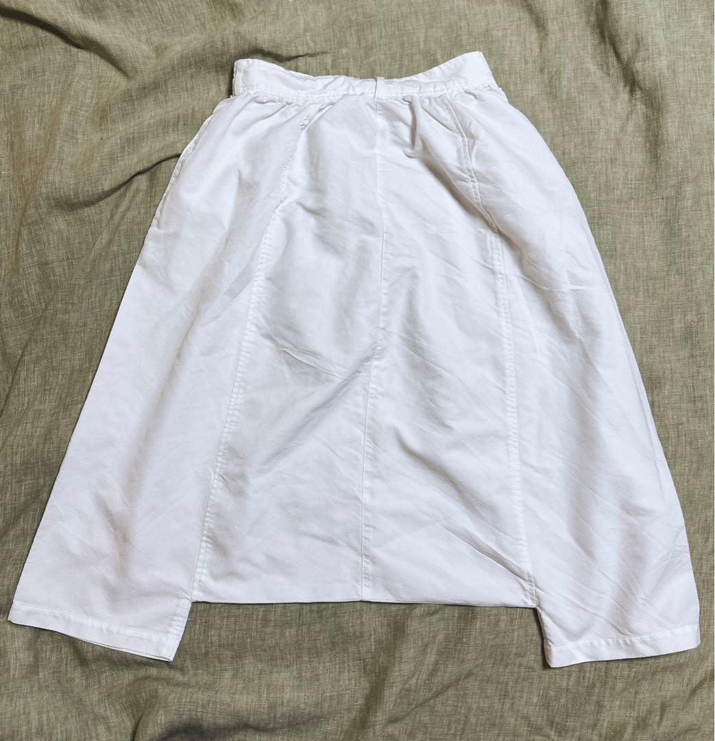 COMME des GARCONS 変形サルエルパンツホワイトS