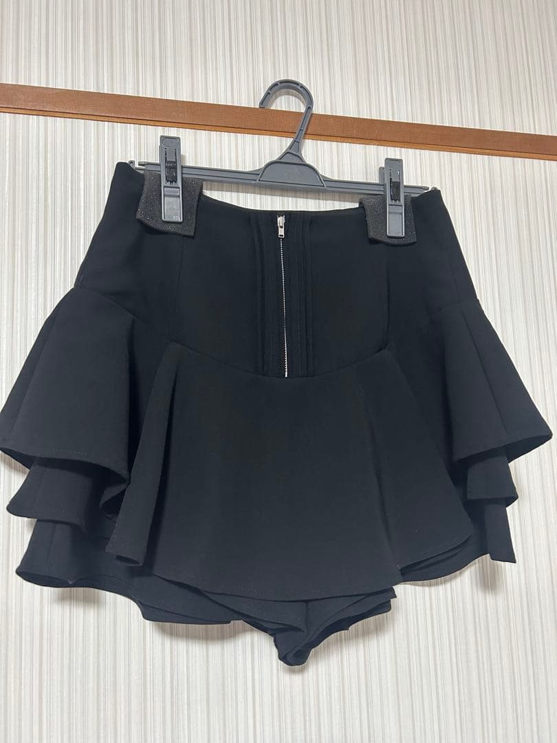 スナイデル　レイヤードフリルミニスカショーパン　1サイズ