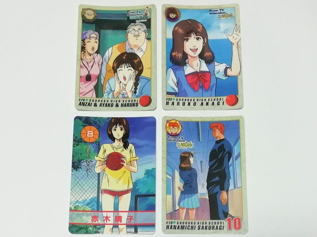 晴子 彩子 ８枚 スラムダンク SLAMDUNK カードダス 親衛隊 井上雄彦