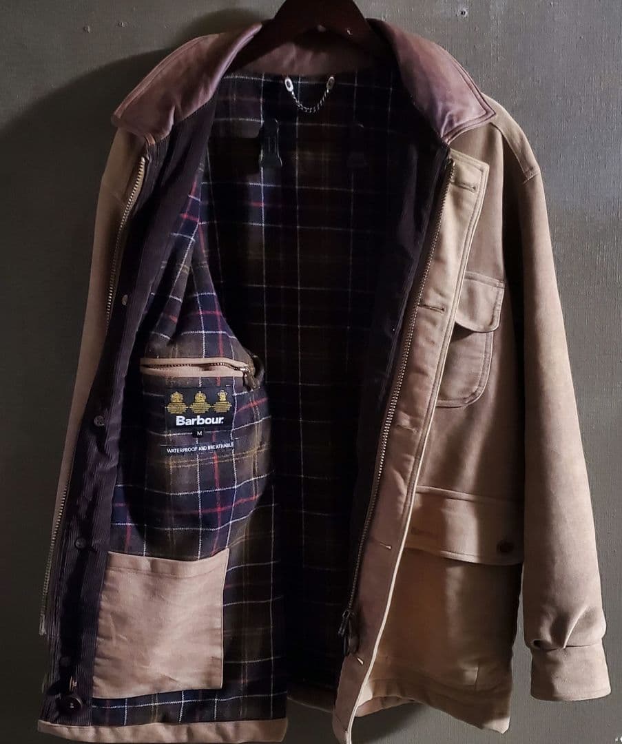 ジャケット・アウター BARBOUR WETHERBY MOLESKIN JKT