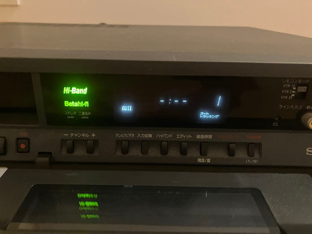 SONY SL-200D ベータデッキ 再生確認済 リモコンなし