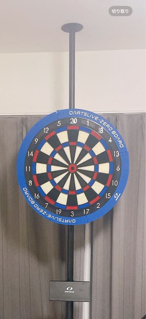 [激安]DARTSLIVE ZERO BOARD ダーツボード&ポールスタンド