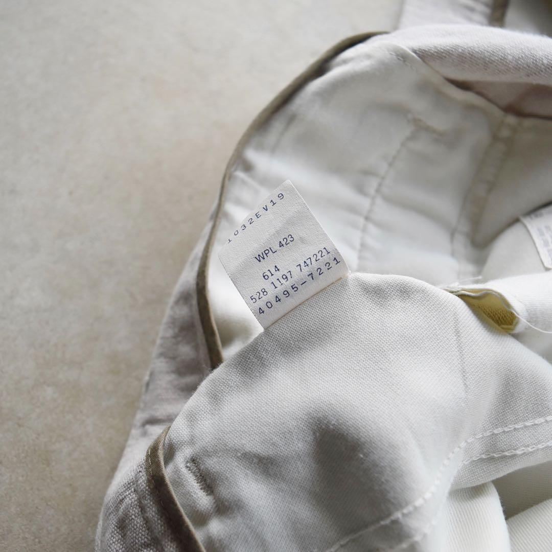 90sドッカーズ リネン ツータックスラックス W36L30 USAリーバイス