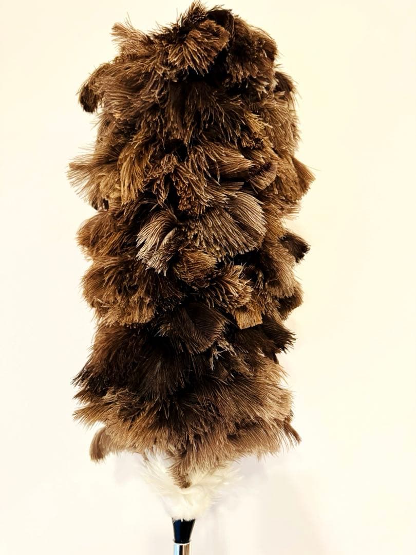 【予約1ヶ月待ち】最高級 松本 毛バタキ オーストリッチ 毛ばたき車 けばたき