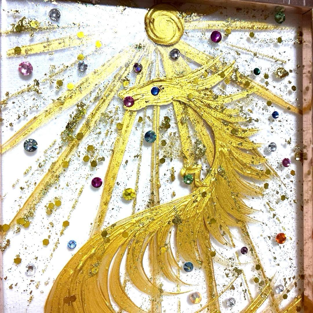 開運絵画　幸福の木　昇龍　富士山　宝珠　金運　健康運　財運　九頭龍エネルギー