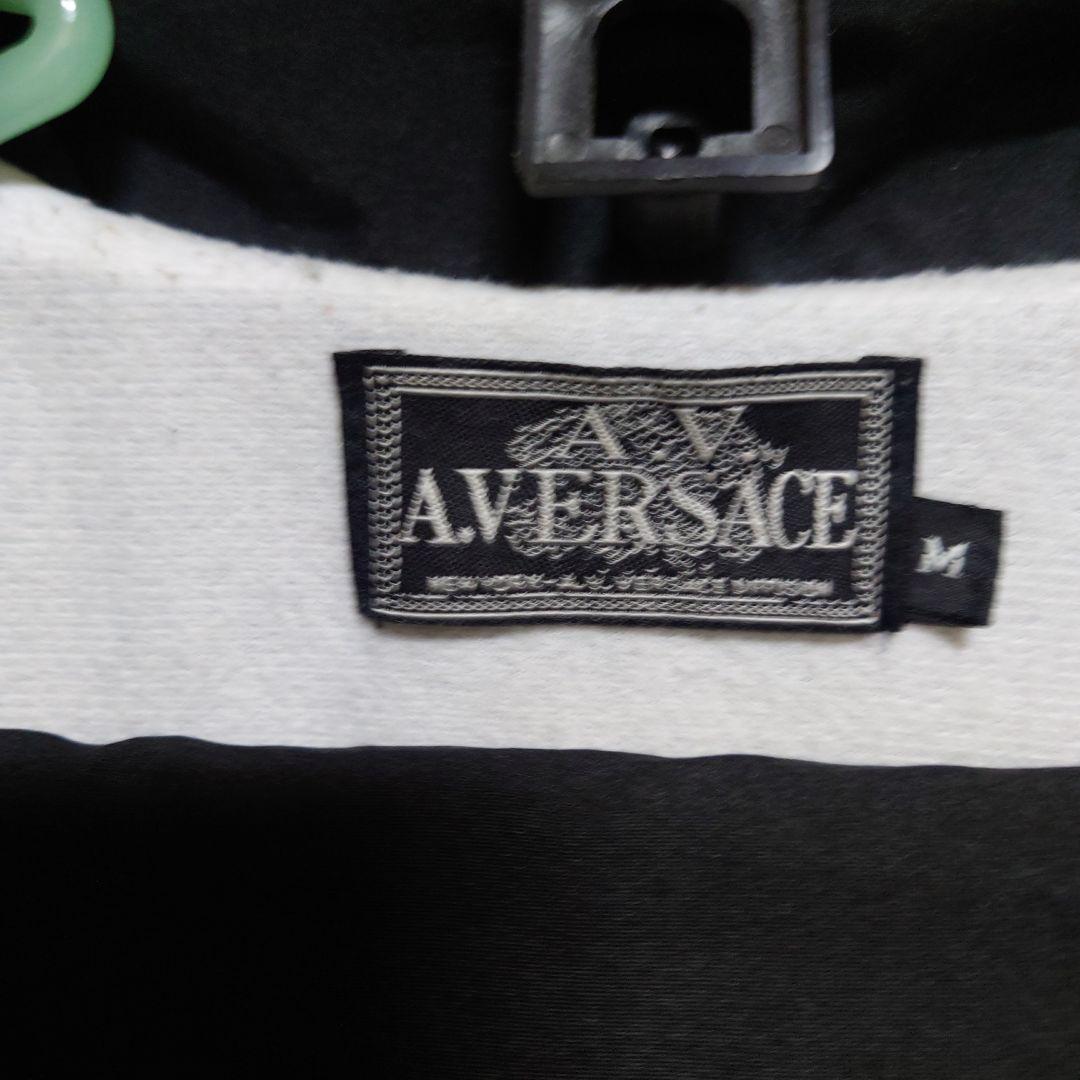 A.VERSACE ブラック ナイロンジャケット M　上下セット