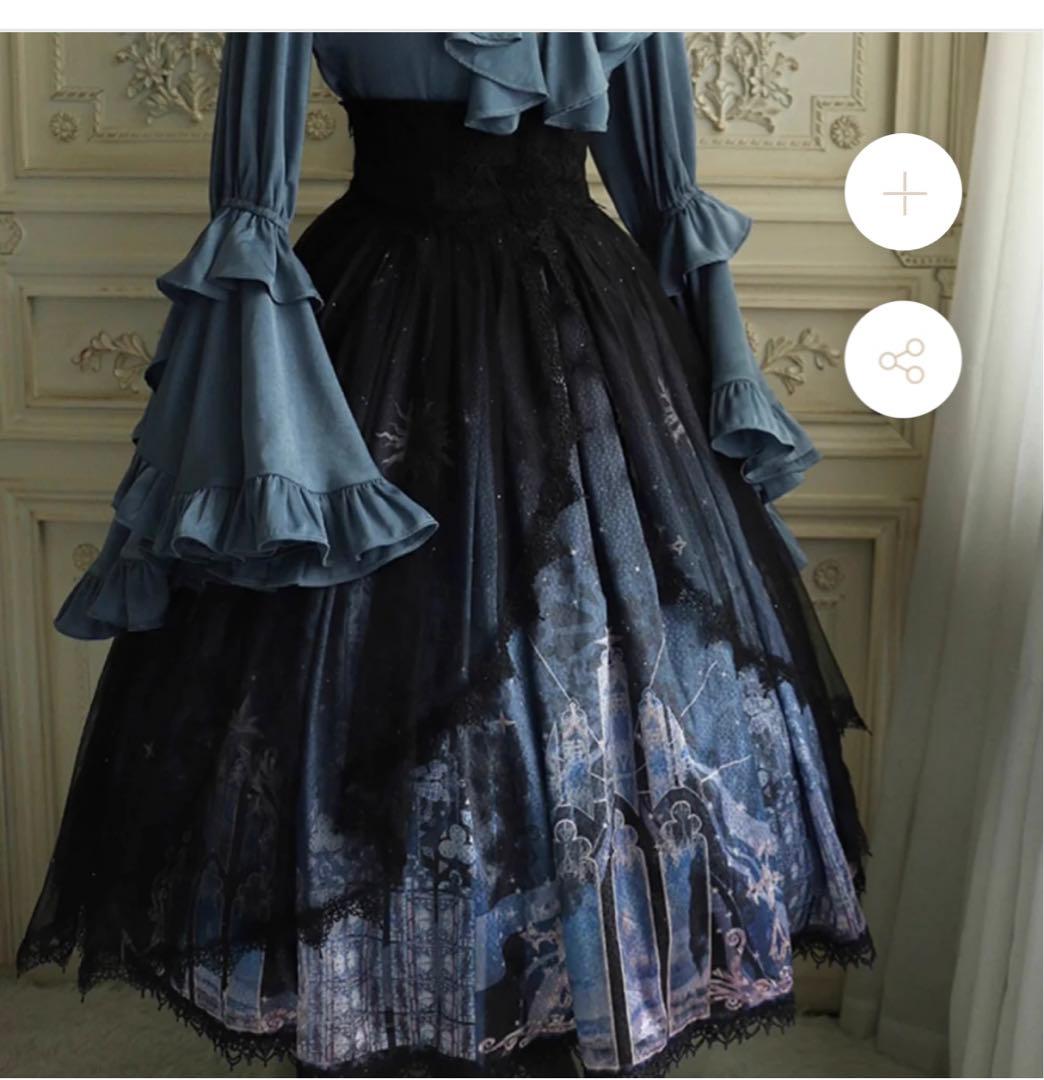 MANUSMACHINA 星降る夜の礼拝堂ジャンパースカートLサイズ海外ロリィタ