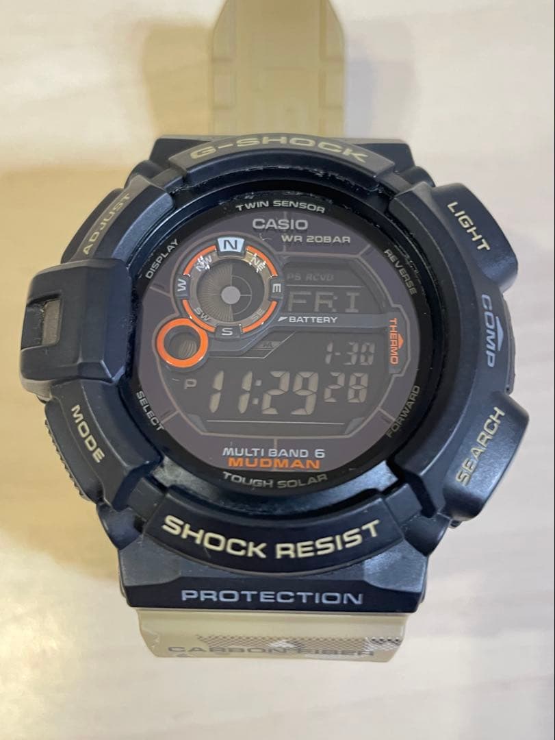 G-SHOCK GW-9300DC MUDMAN カモフラ
