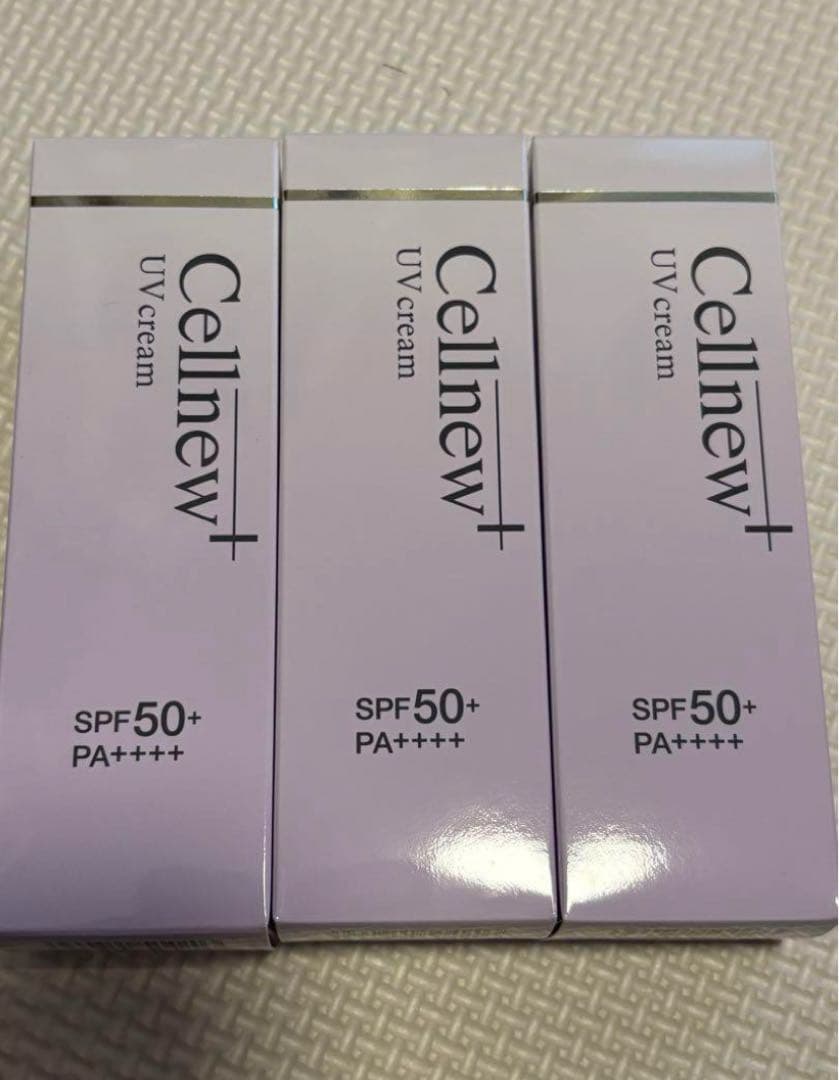 残り1セットセルニュープラスUVクリーム 3本セット早い者勝ちです。