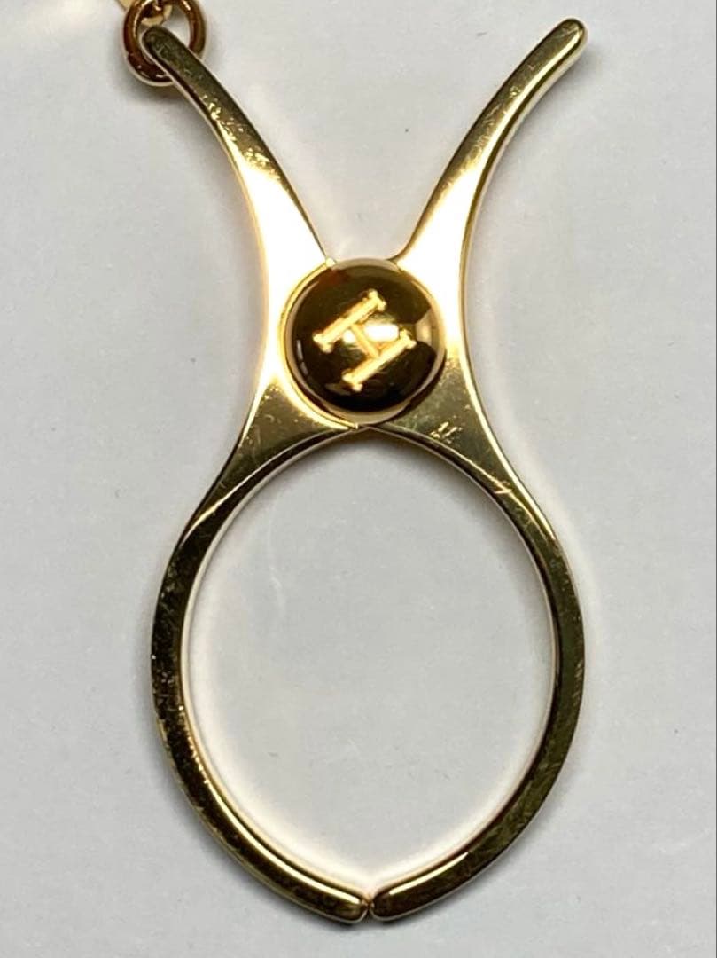 美品　HERMES エルメス　フィルー　ゴールド金具　グローブホルダー　チャーム