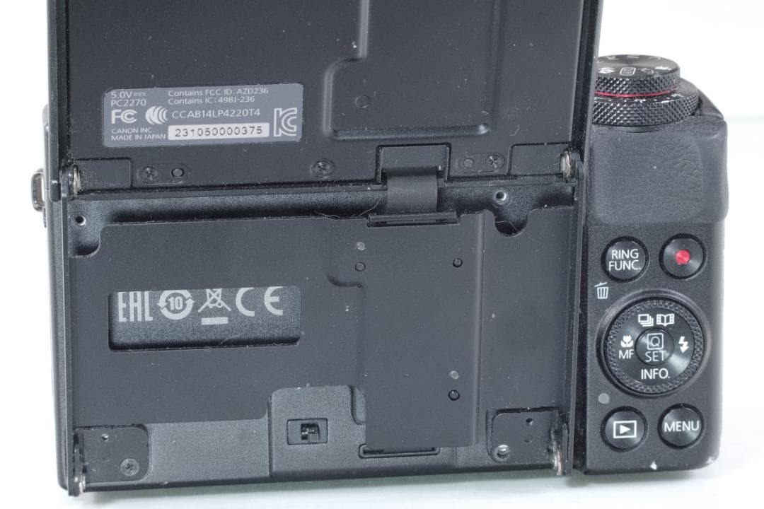 Canon PowerShot G7X MarkII バッテリー付き #2381