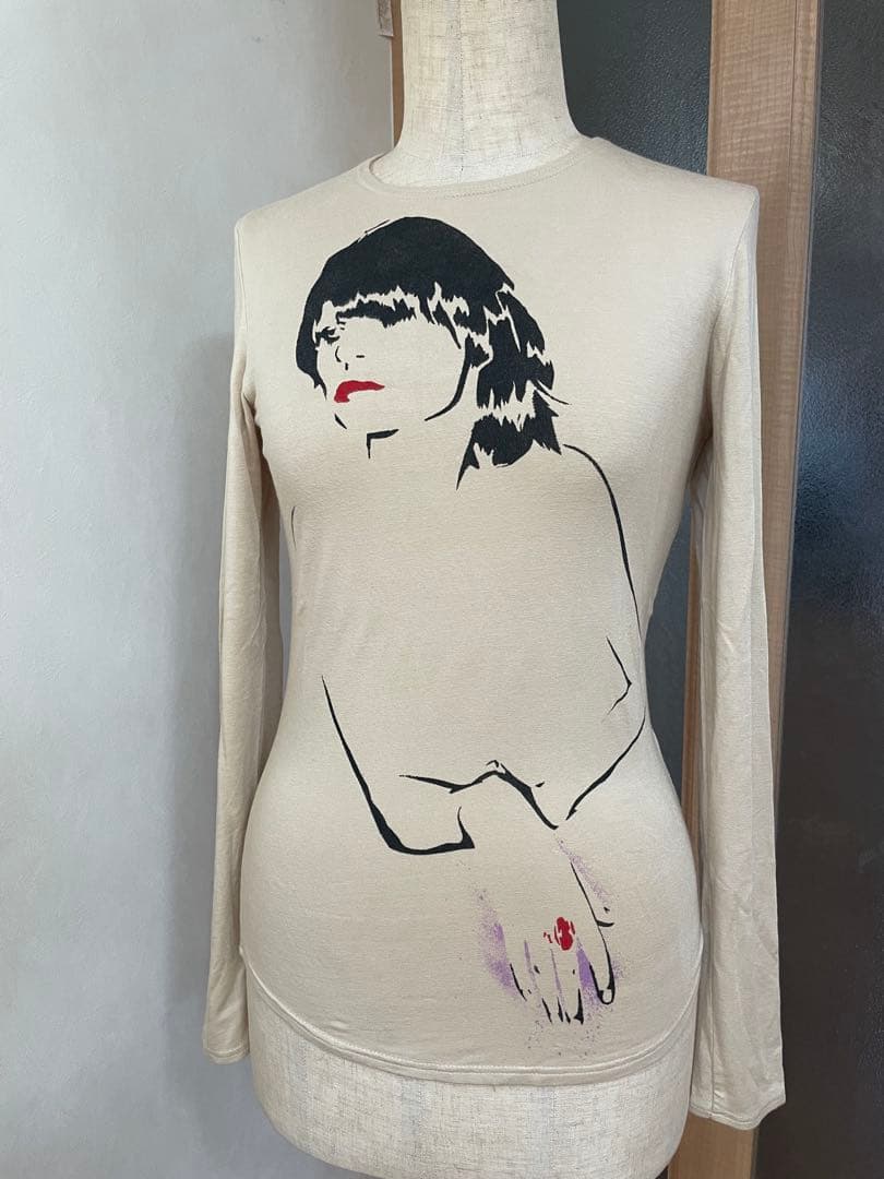 chloé フェイスプリント　アート　Tシャツ