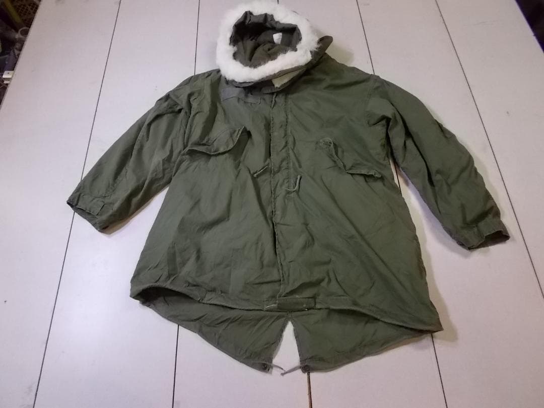 米軍実物 Ｍ65 フィッシュテールパーカー フルセット MEDIUM