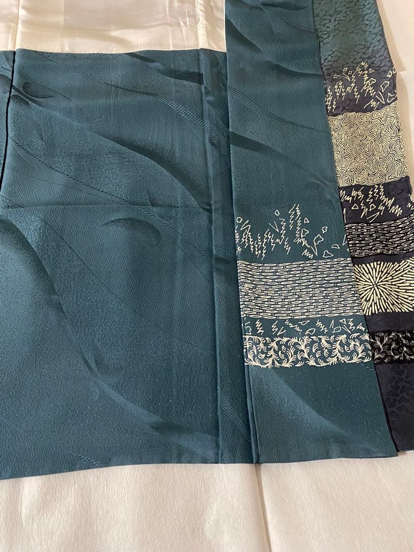 トールサイズ　付下げ　正絹　裄71 身丈174