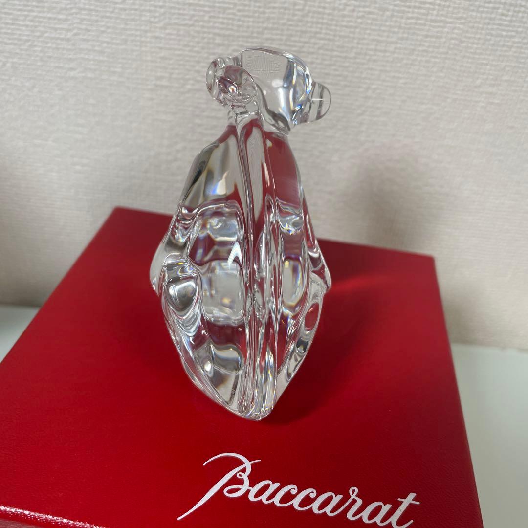 バカラ　サル　猿　干支　 申年　 動物　 置物 　クリスタル