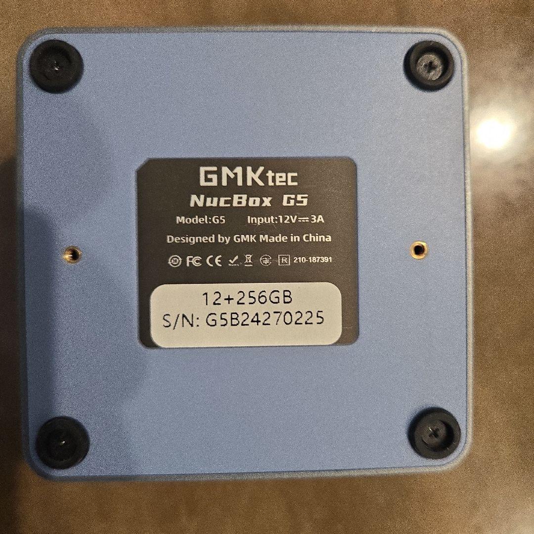 ミニPC GMKtec NucBox G5 12GB+256GB