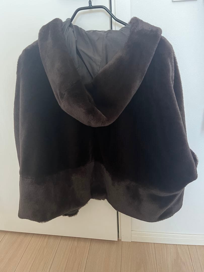 【ゆうあ】Vachement エコファーブラウンコート