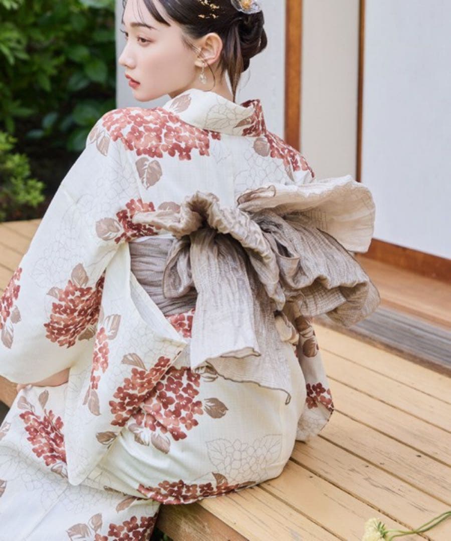 hinari × utatane浴衣セットテラコッタ