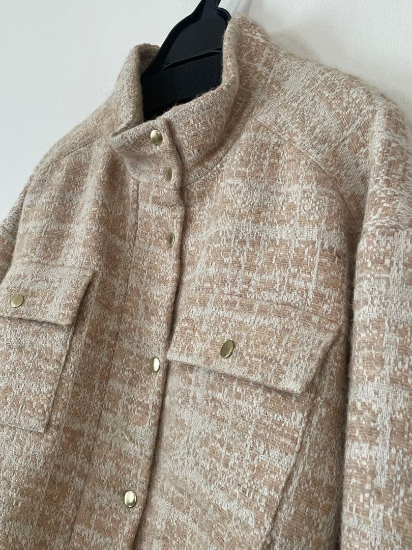 ラーモワールドゥリュクス　ブルゾン　ウール　ジャケット　ツイード