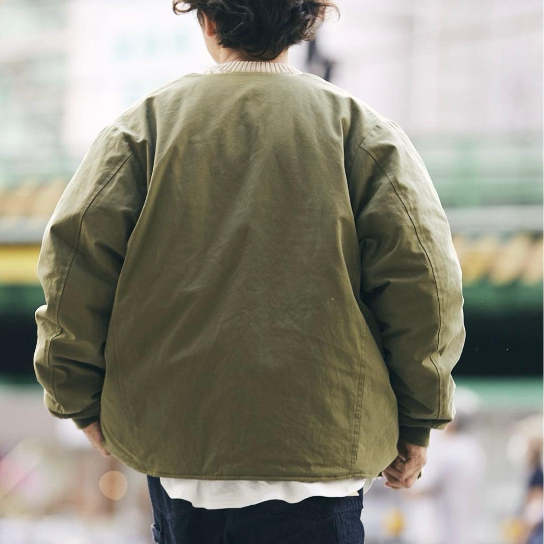 子*鉄様 ARMY TWILL/アーミーツイル　別注 リバーシブル ノーカラーブ