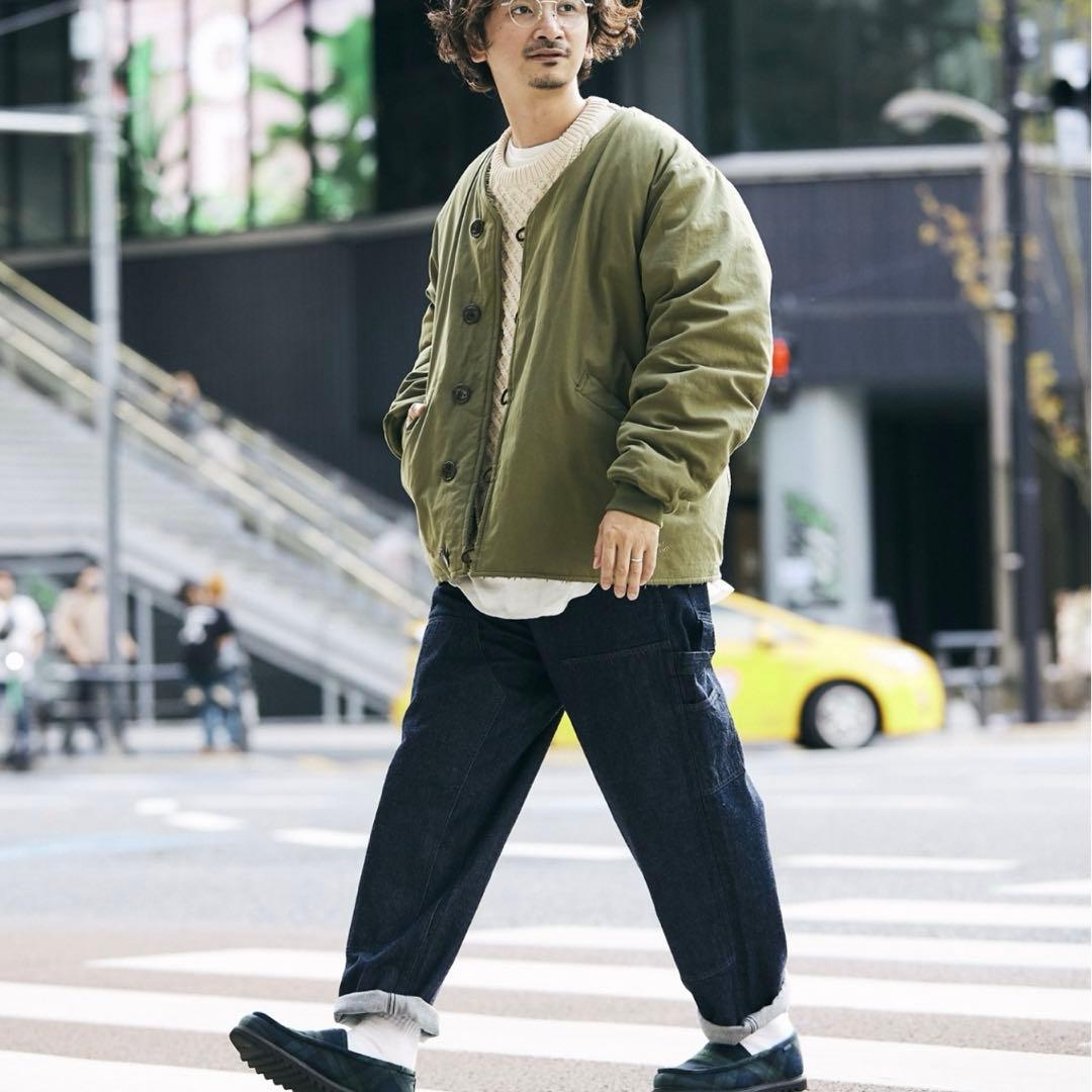 子*鉄様 ARMY TWILL/アーミーツイル　別注 リバーシブル ノーカラーブ
