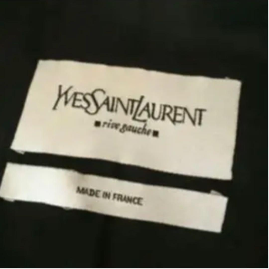 イヴ・サンローラン リヴ ゴーシュ　黒　デザイン　ジャケット