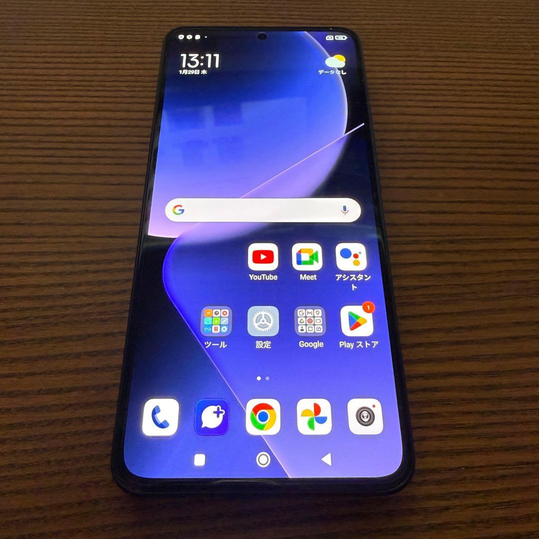 超美品 Xiaomi 13T XIG04 au 本体 SIMフリー ブラック