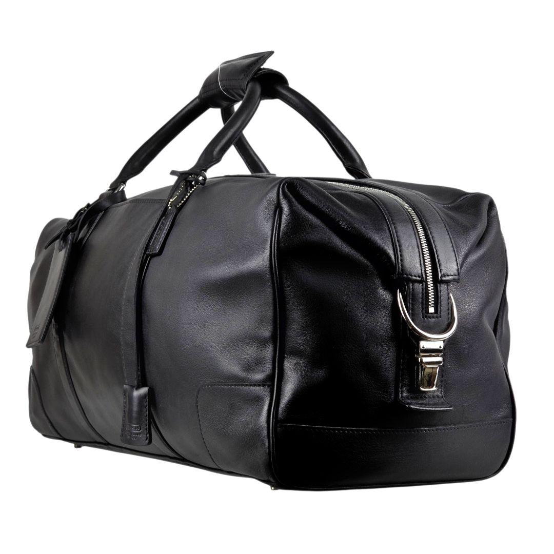 美品 コーチ COACH オールレザー ボストンバッグ トラベルバッグ ブラック