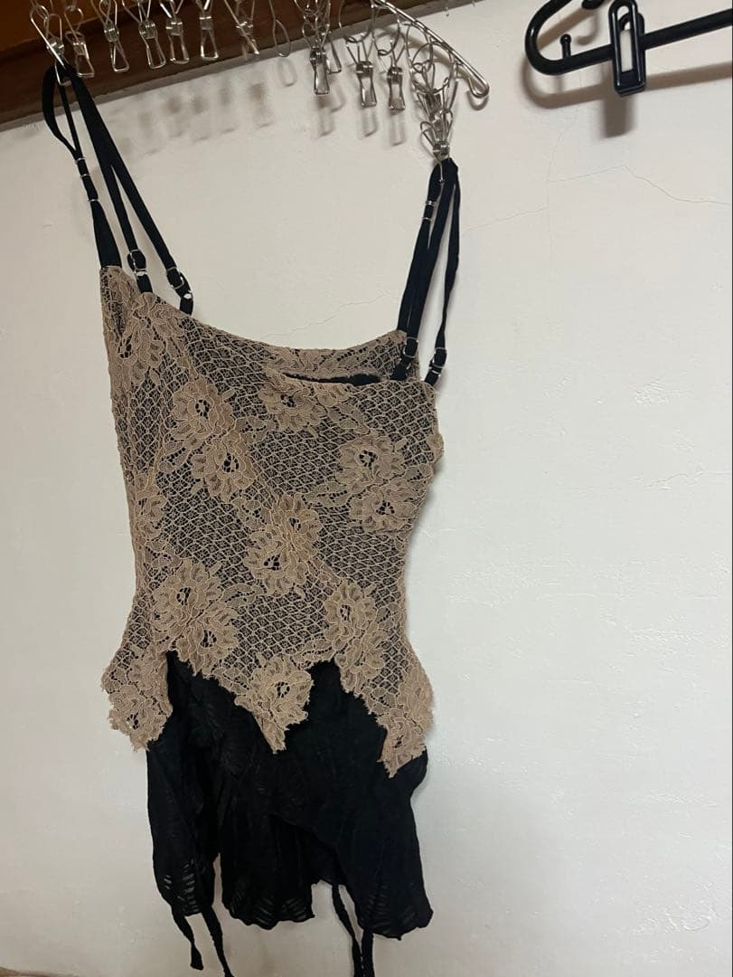 新品theredthread S cutting lace dress