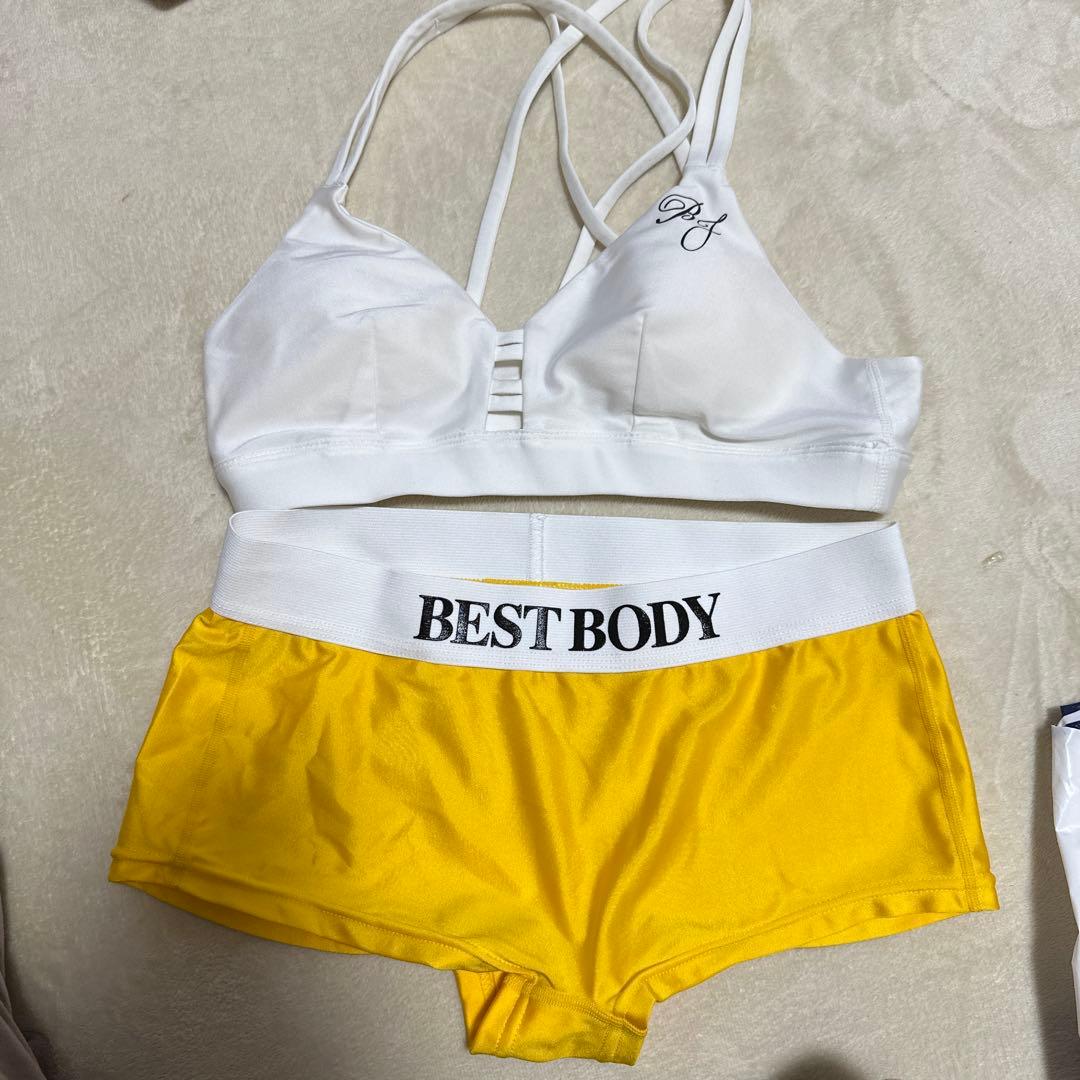 BEST BODY セパレート水着 ホワイト・イエロー