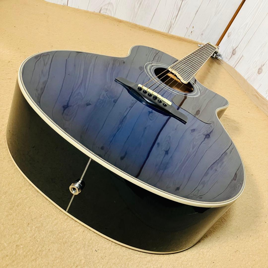 美品 S.YAIRI エレアコ YE-5M/BB ブルーサンバースト ヤイリ