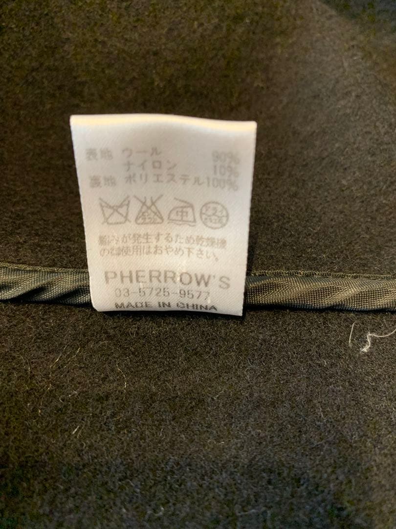 Pherrow's フェローズ　CPOシャツ　ジャケット36R