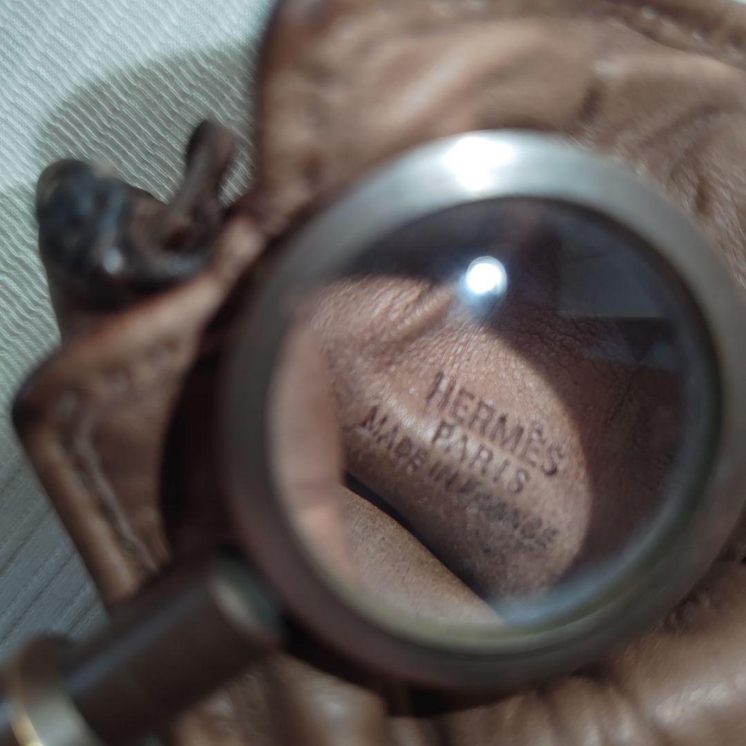 【レア・珍品】エルメス　ヴィンテージ　革ポーチ　ダイスセット　サイコロ