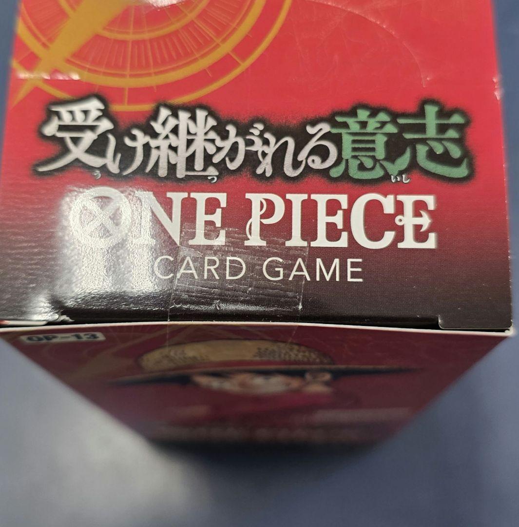 新品未開封　テープ付きONE PIECE OP-13受け継がれる意志　1BOX