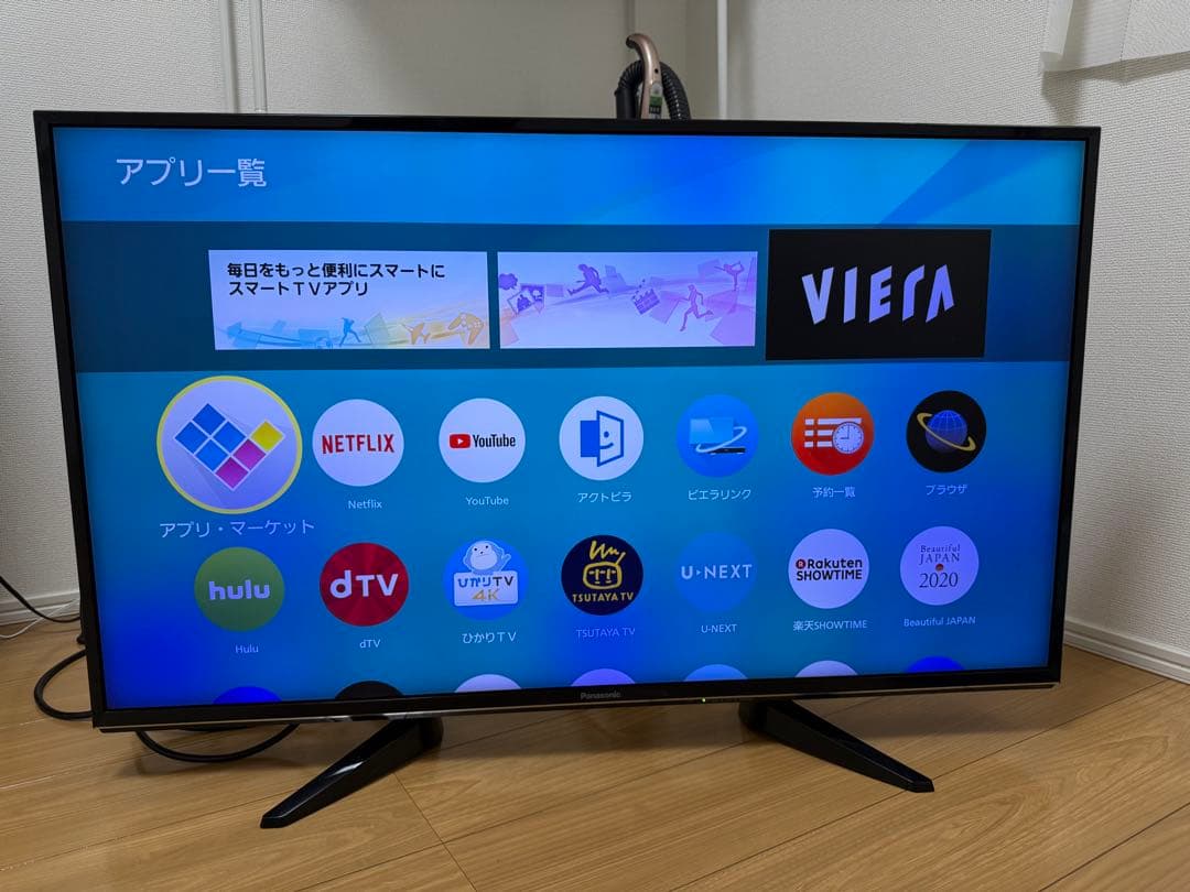液晶テレビ 43V型 TH-43EX600 パナソニック リモコン不良