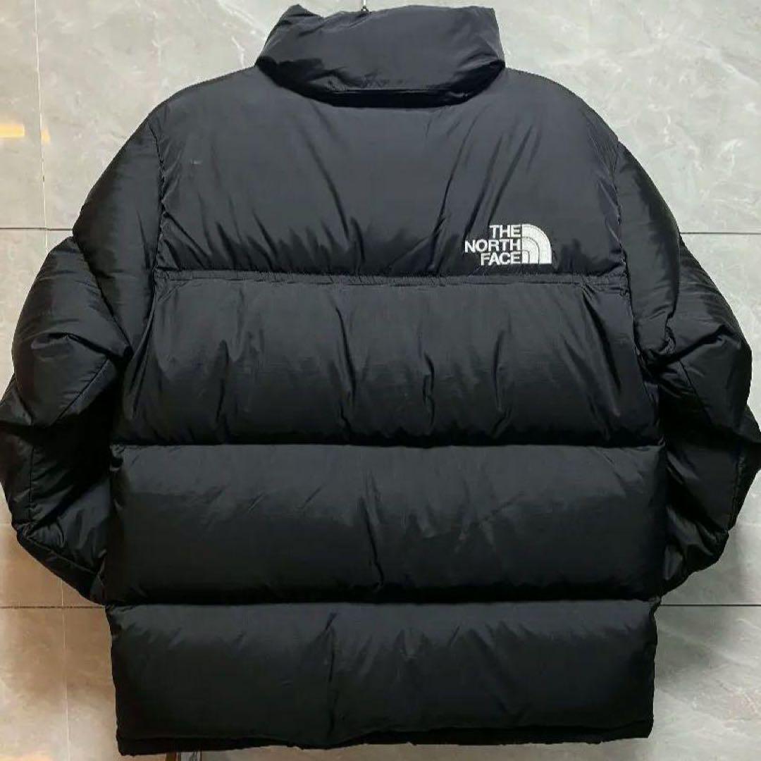 【S】ノースフェイス ヌプシ 700fill 刺繍 ダウンジャケット