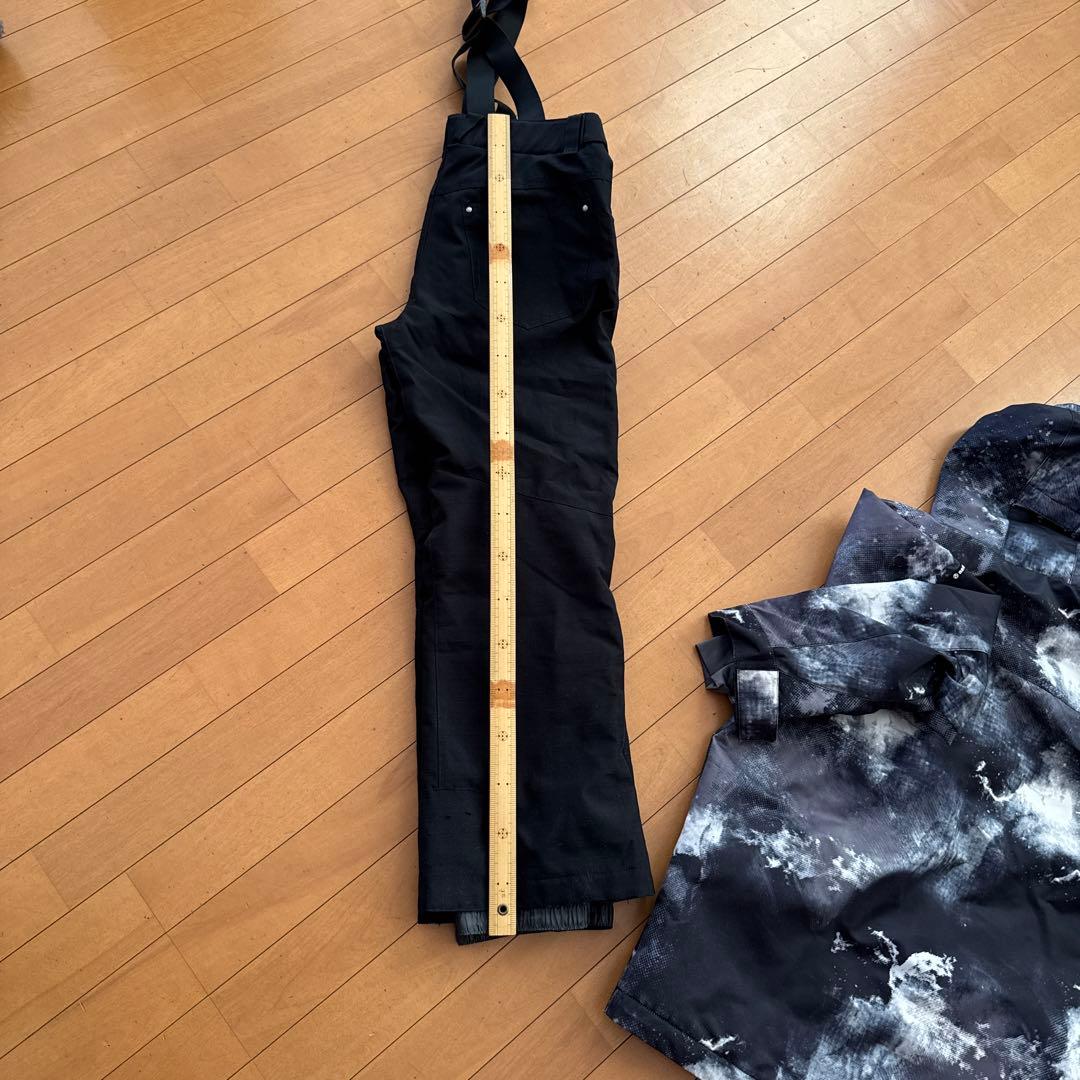 ARBN スノーボードウェアセット 160cm黒と白の雲模様