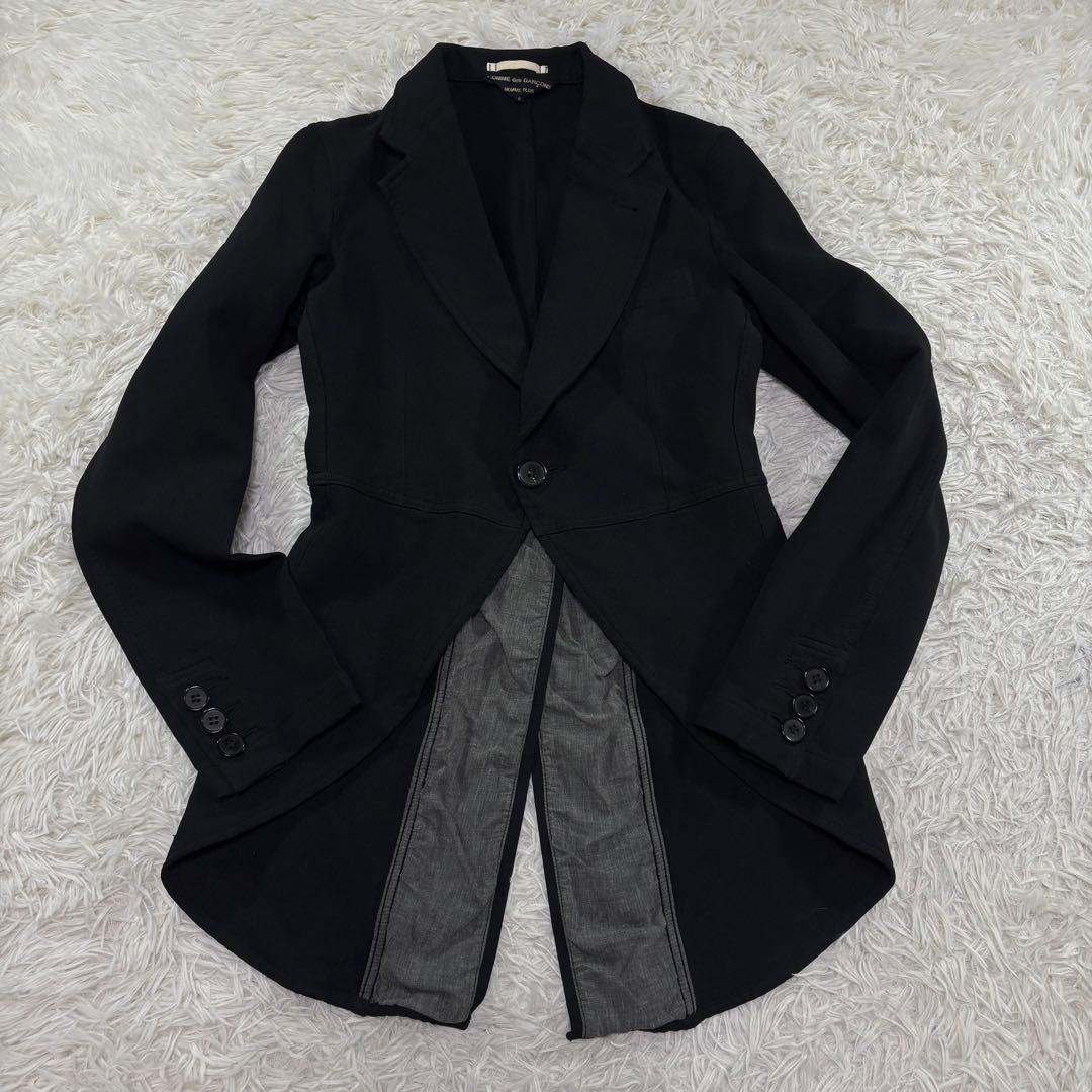 【美品】コムデギャルソン ジャケット タキシード 燕尾ジャケット ブラック S