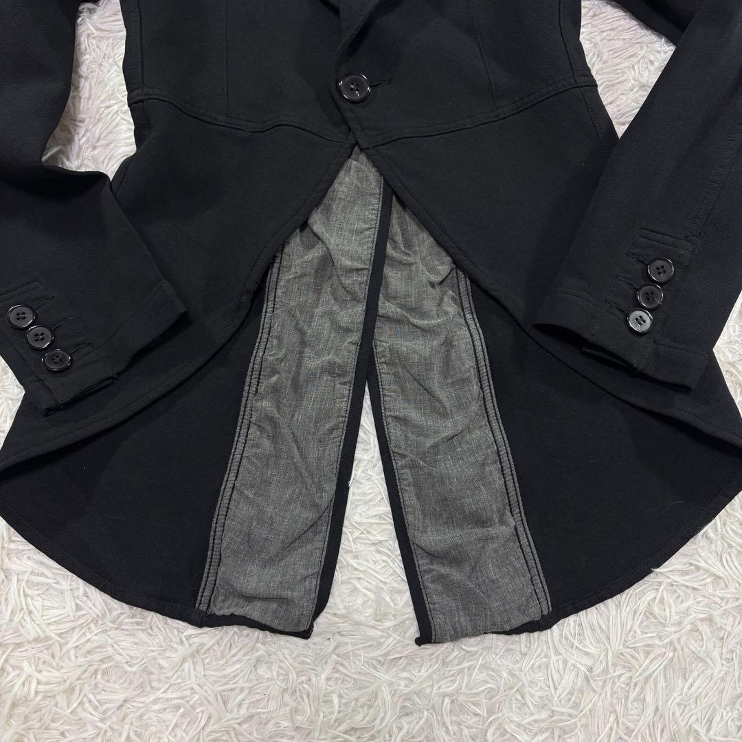 【美品】コムデギャルソン ジャケット タキシード 燕尾ジャケット ブラック S