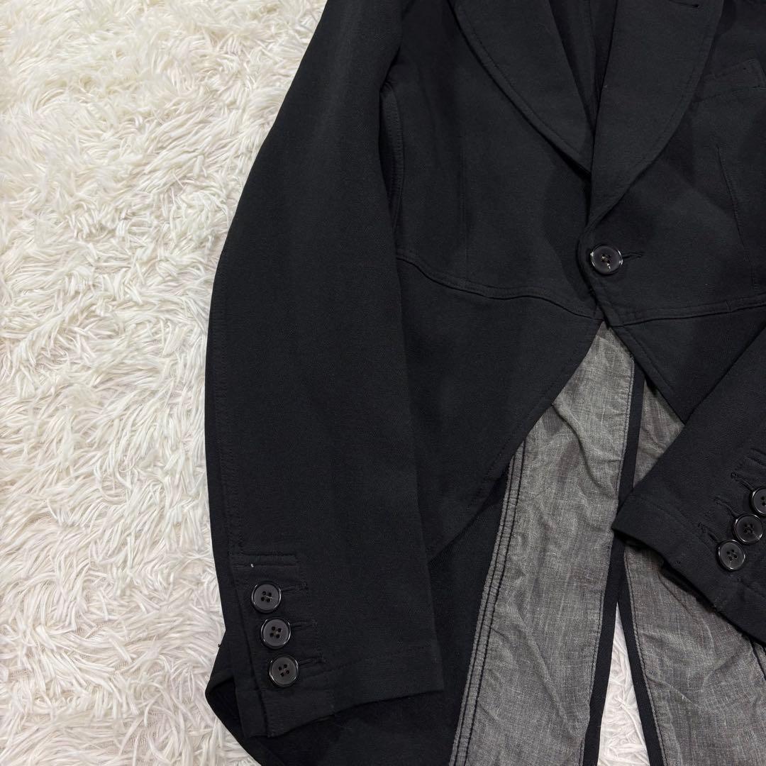 【美品】コムデギャルソン ジャケット タキシード 燕尾ジャケット ブラック S