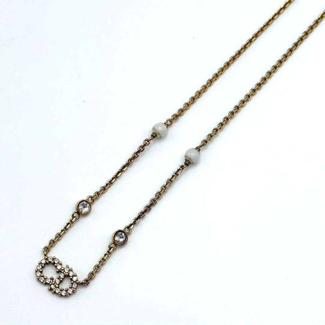 現行✨ディオール ネックレス CLAIR D LUNE パール ゴールド